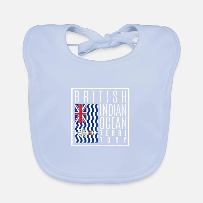 British Indian Ocean Territory Organic Baby Bibs