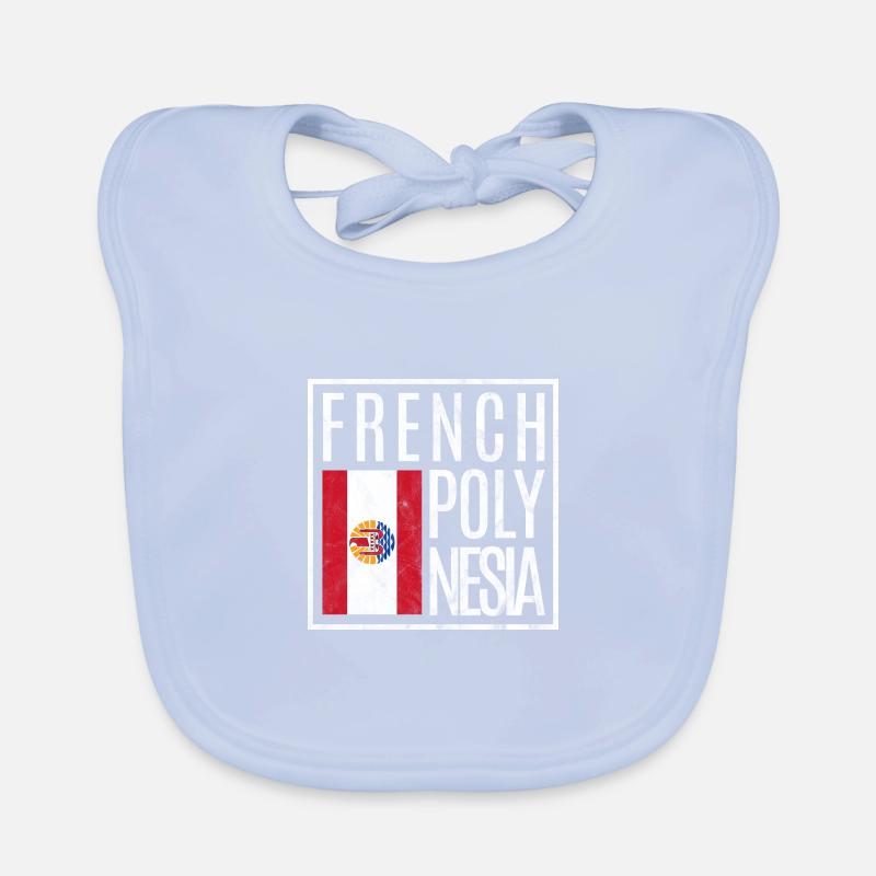 French Polynesia Organic Baby Bibs