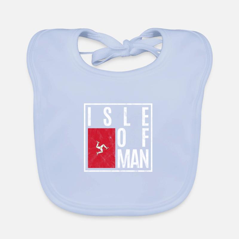 Île de Man Bavoir bio Bébé