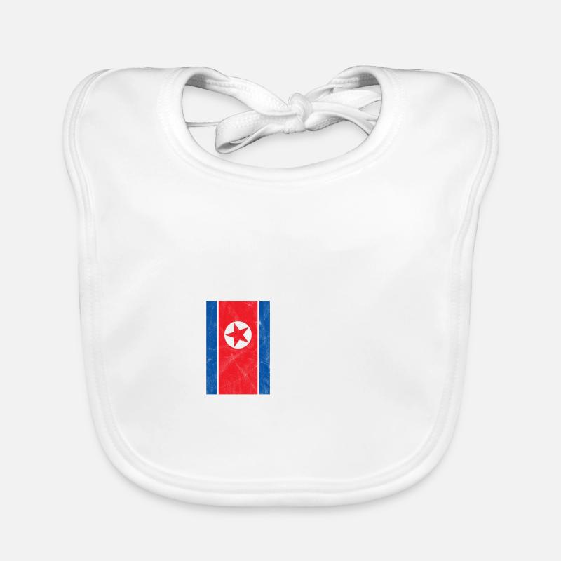 Corée du Nord Bavoir bio Bébé