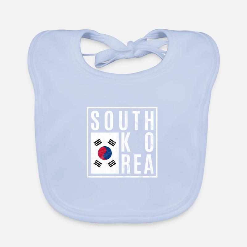 Corée du Sud Bavoir bio Bébé