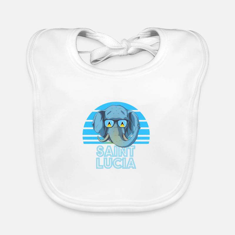 Saint Lucia Organic Baby Bibs