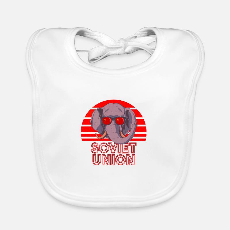 Soviet Union Organic Baby Bibs