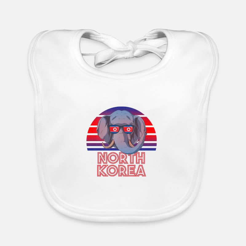 North Korea Organic Baby Bibs