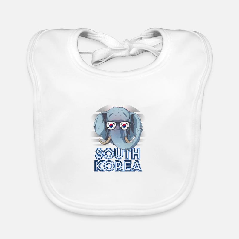 Corée du Sud Bavoir bio Bébé