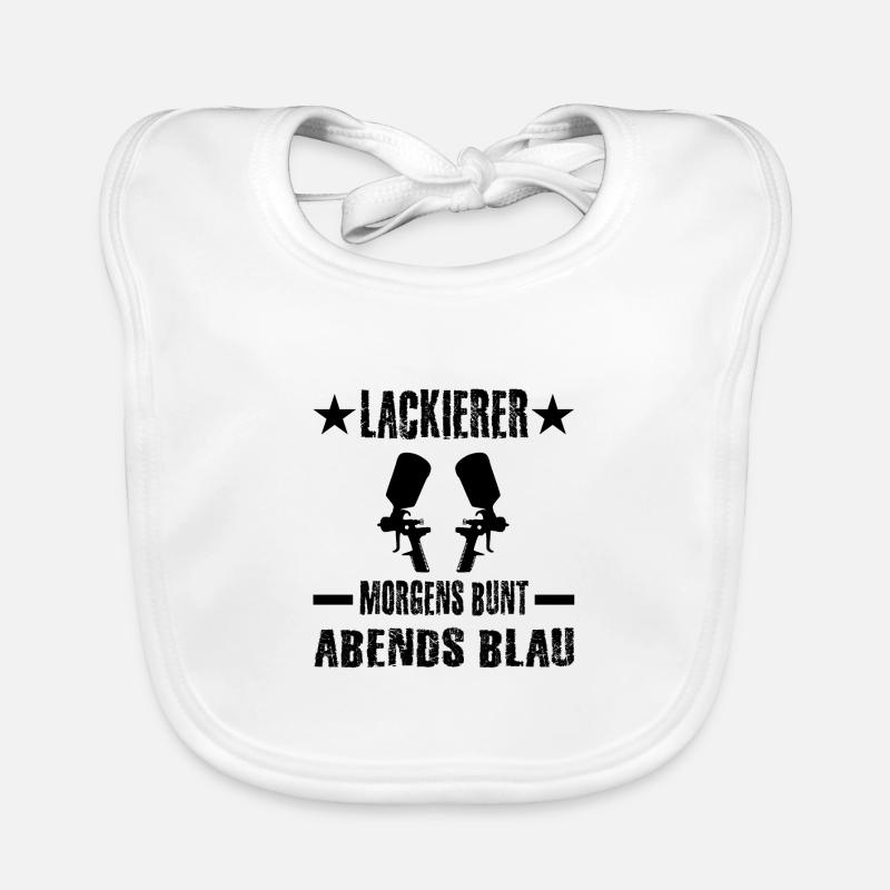 Lackierer Baby Bio-Lätzchen