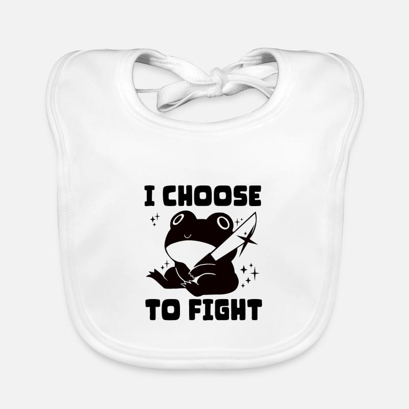 Je choisis le combat Bavoir bio Bébé