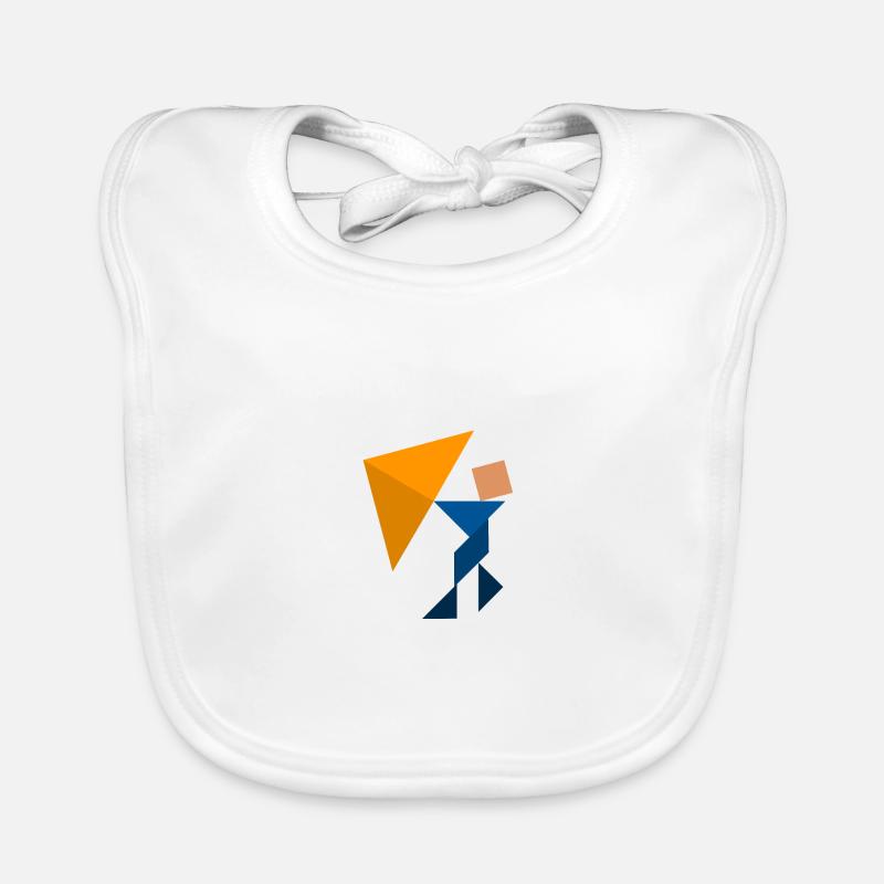 Cerf-volant - Tangram Bavoir bio Bébé
