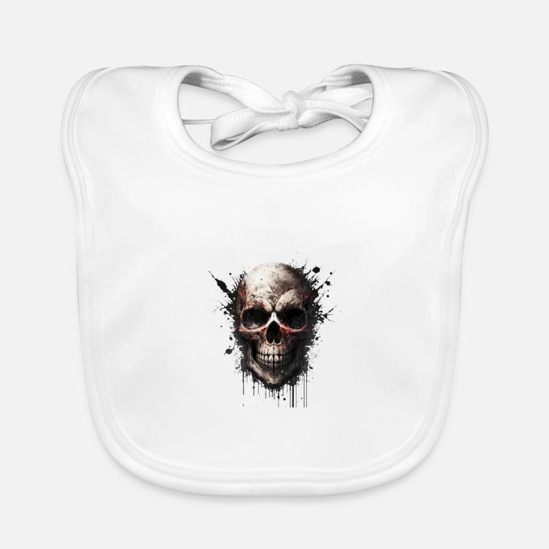 Skeleton Organic Baby Bibs