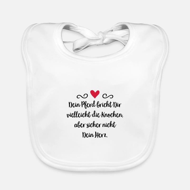 Pferd Baby Bio-Lätzchen