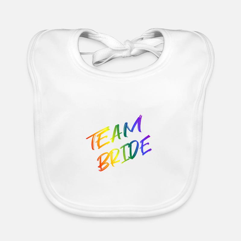Team Bride Organic Baby Bibs