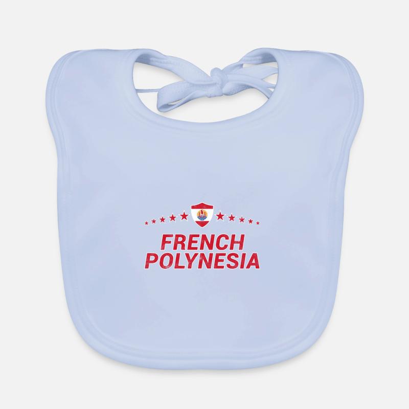 French Polynesia Organic Baby Bibs
