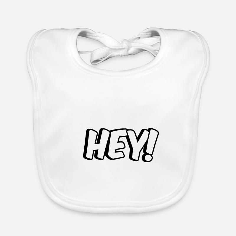Hey Conception comique Bavoir bio Bébé