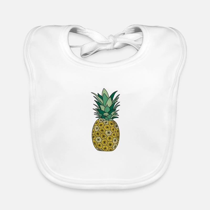 Ananas Baby Bio-Lätzchen