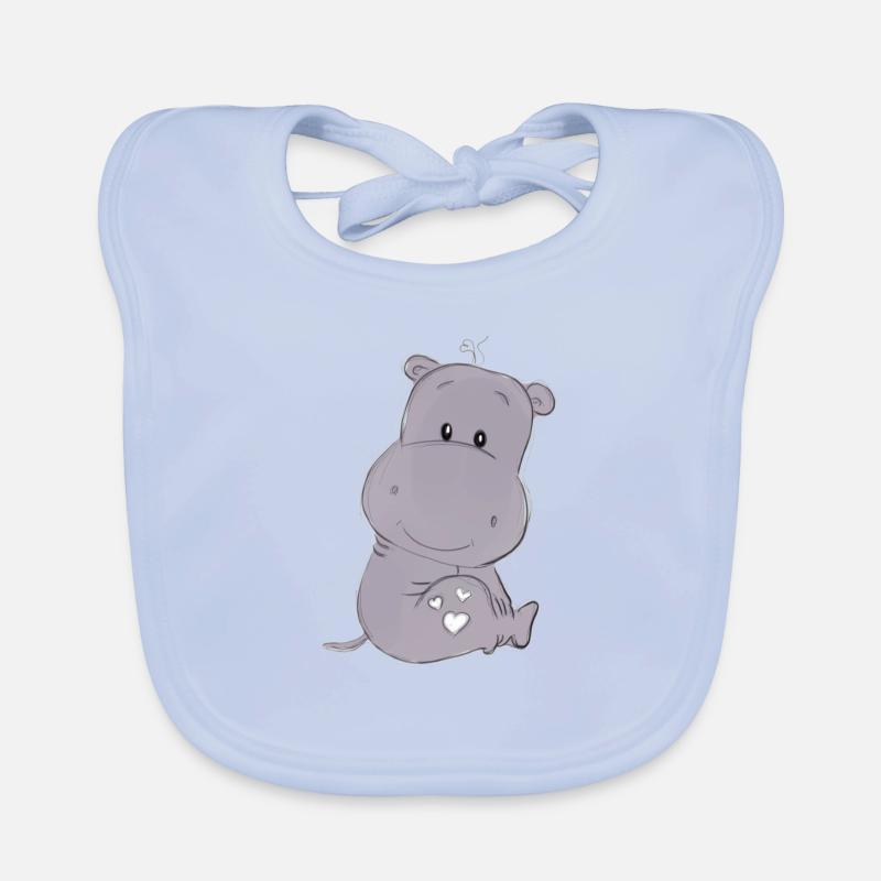 Hippo Organic Baby Bibs