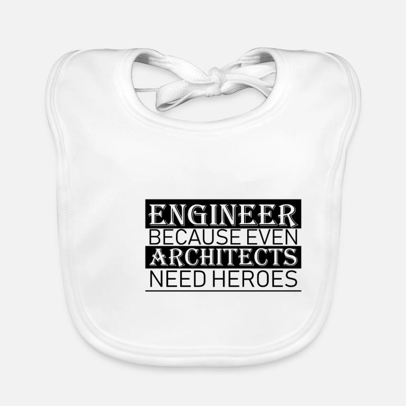 Engineers architect gift Organic Baby Bibs