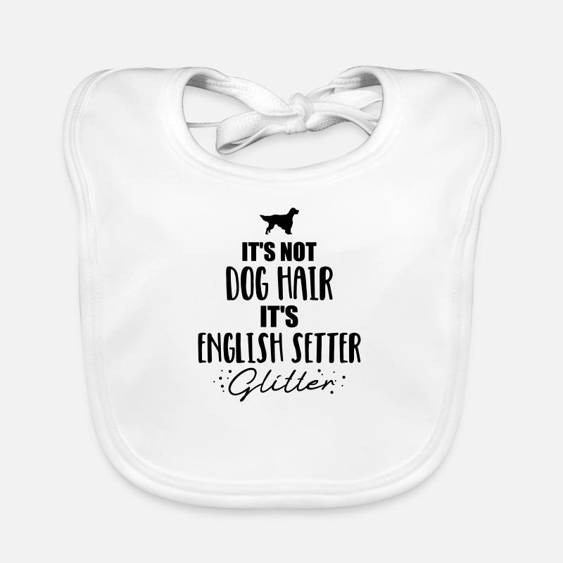 Setter anglais Bavoir bio Bébé