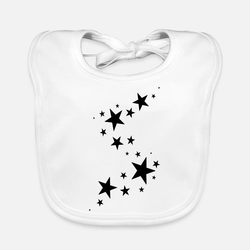 Stars Organic Baby Bibs