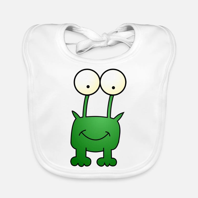 Frog comic Organic Baby Bibs