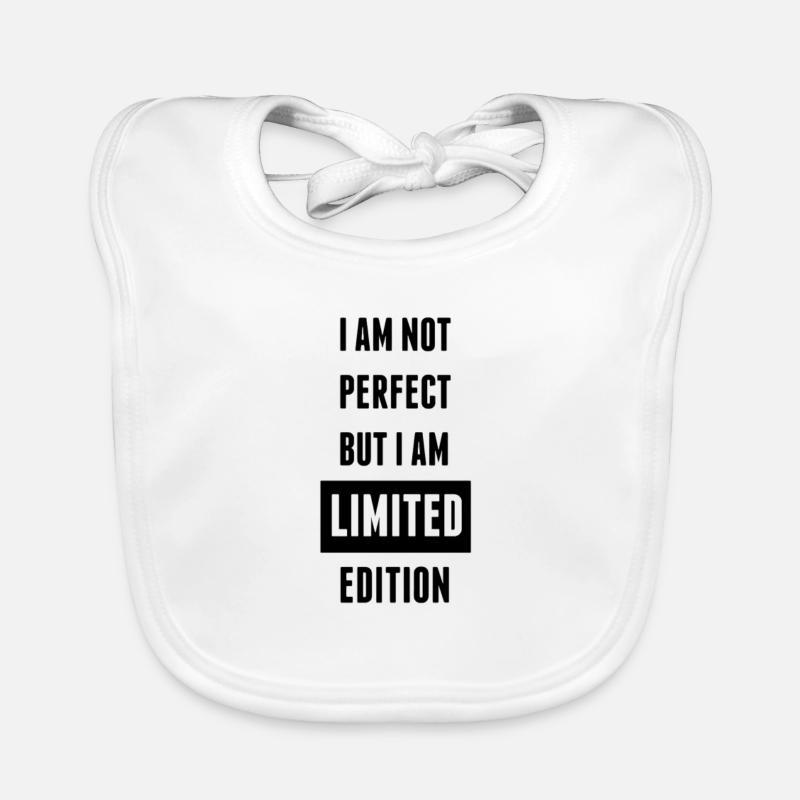 ich bin nicht perfekt Baby Bio-Lätzchen