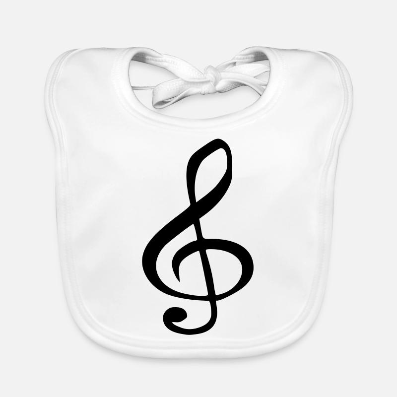 note music Organic Baby Bibs