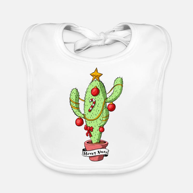 Weihnachtsbaum Baby Bio-Lätzchen