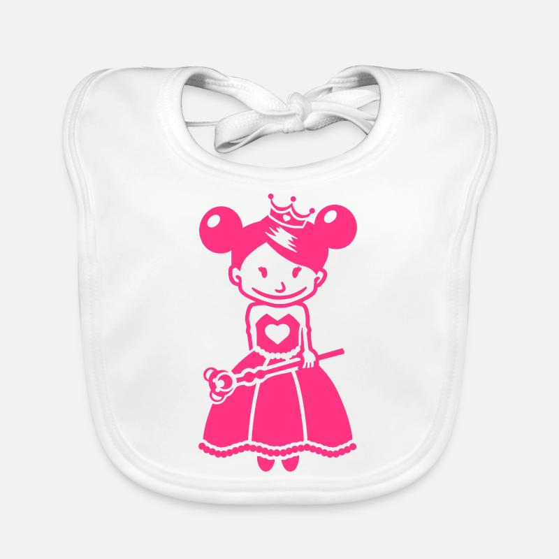 Peu de princesse - princesse peu Bavoir bio Bébé