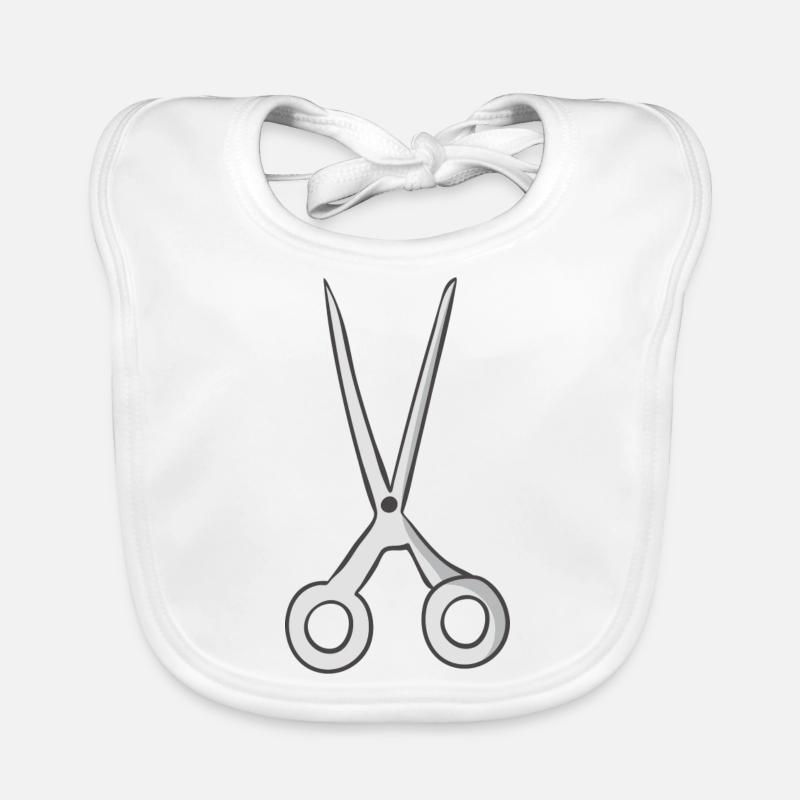 les ciseaux Bavoir bio Bébé