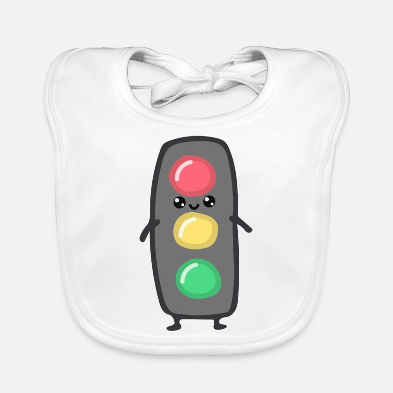 Traffic lights Organic Baby Bibs