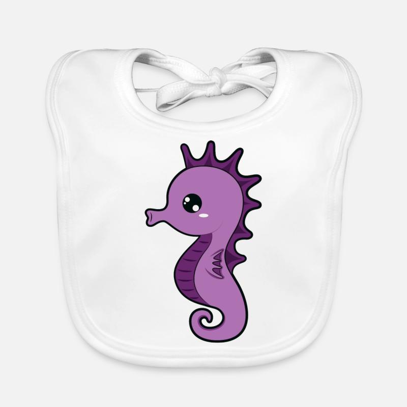 Hippocampe Bavoir bio Bébé