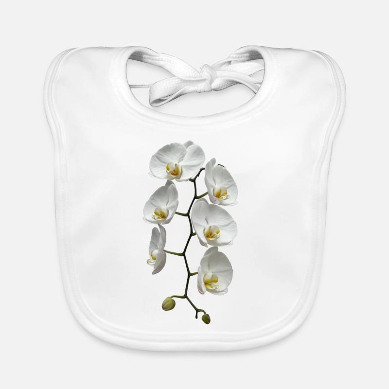 Orchidee Baby Bio-Lätzchen