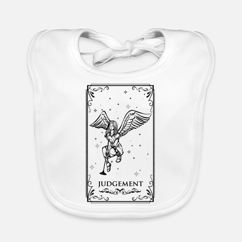 JUDGMENT Tarot Card Organic Baby Bibs