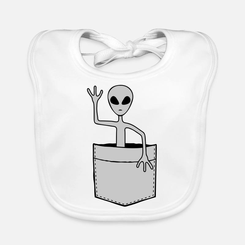 Hemdtasche Science Fiction Alien Baby Bio-Lätzchen