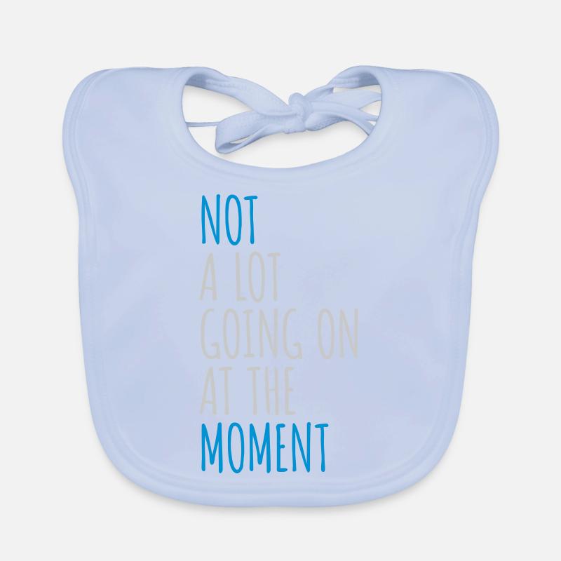 Not much going on Organic Baby Bibs
