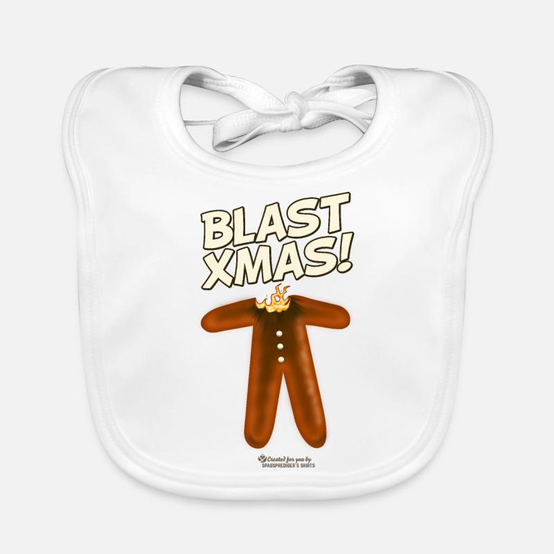 Conception de t-shirt de Noël moche disant Blast Noël Bavoir bio Bébé