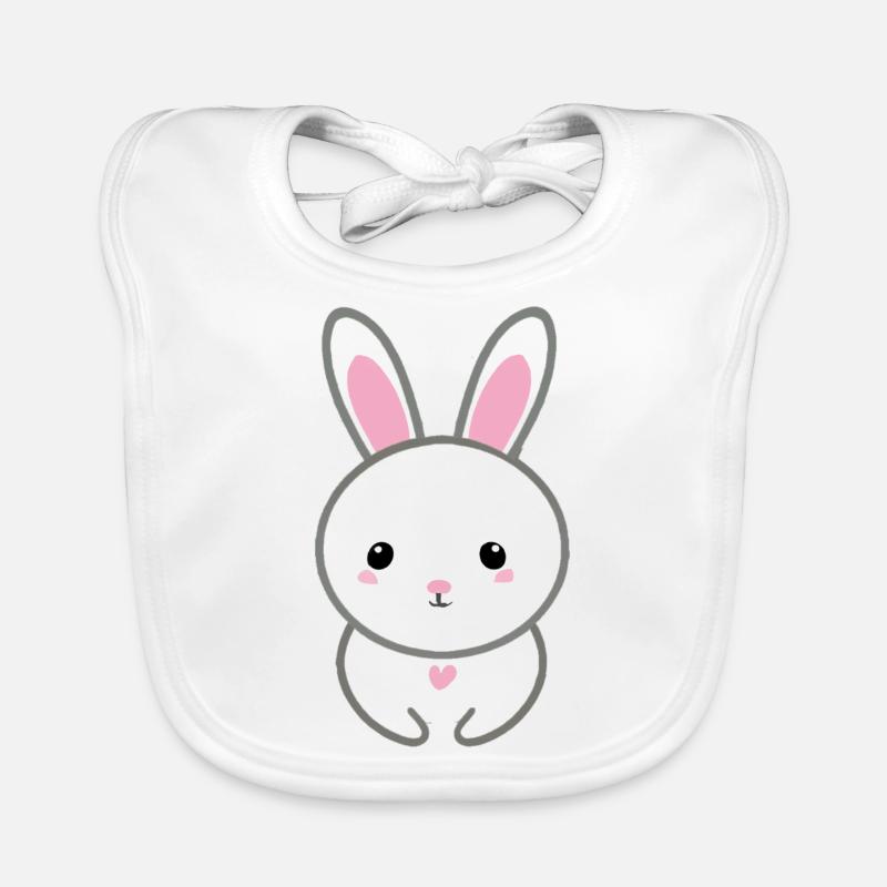 Cute Rabbit Organic Baby Bibs
