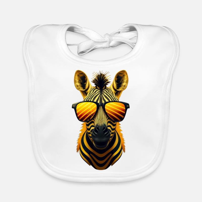 Zebra 2 Organic Baby Bibs