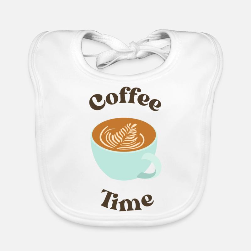Kaffee-Zeit Baby Bio-Lätzchen