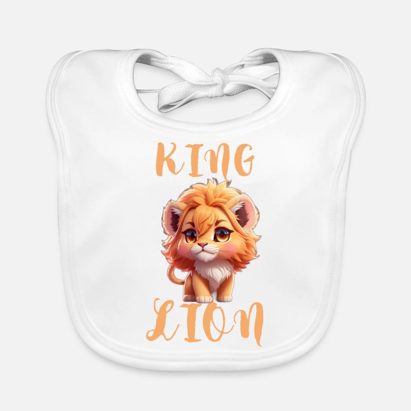 Bébé Lion - Bavoir bio Bébé - blanc