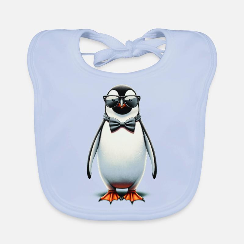 pinguin fun Bavoir bio Bébé