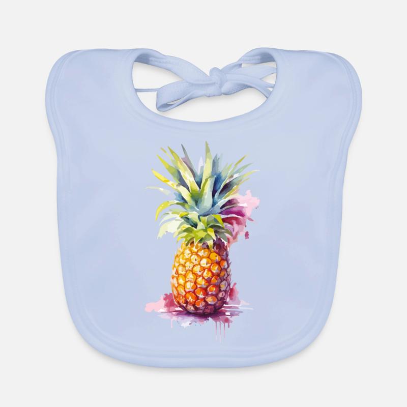 pineapple Organic Baby Bibs