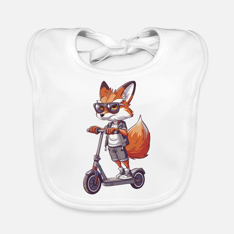 Trottinette Fox Bavoir bio Bébé