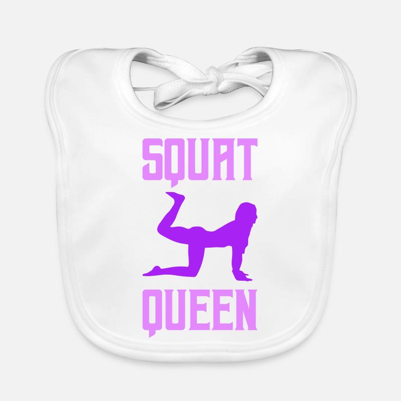 Reine du squat Bavoir bio Bébé