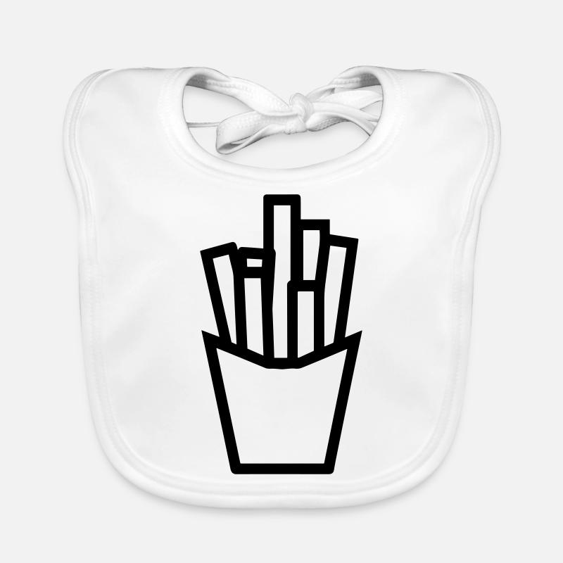 Frites Bavoir bio Bébé