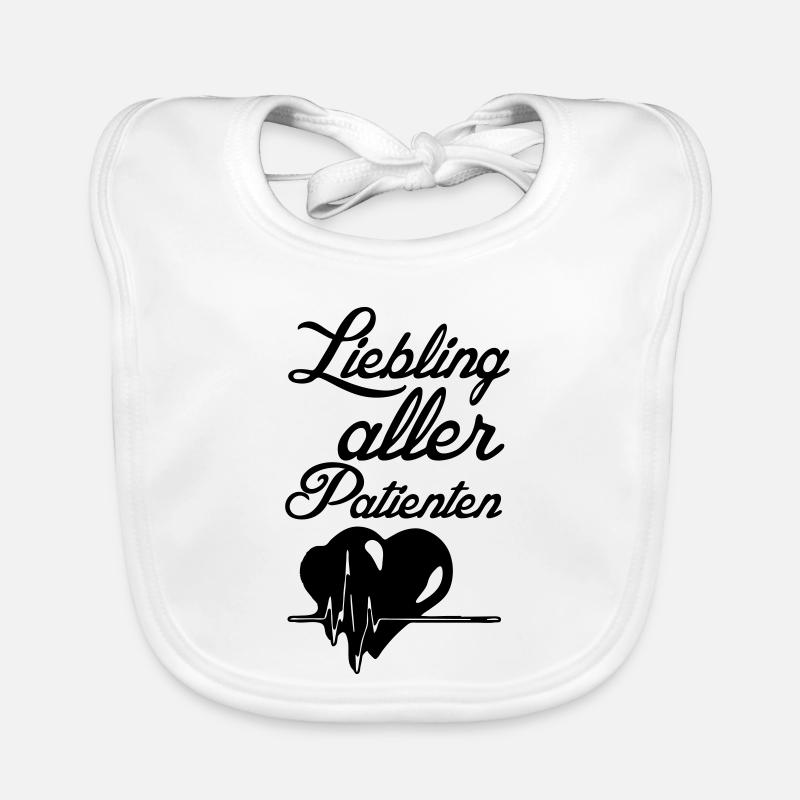 Medizin MTA MFA Arzt Ärzte Spruch Geschenk Baby Bio-Lätzchen