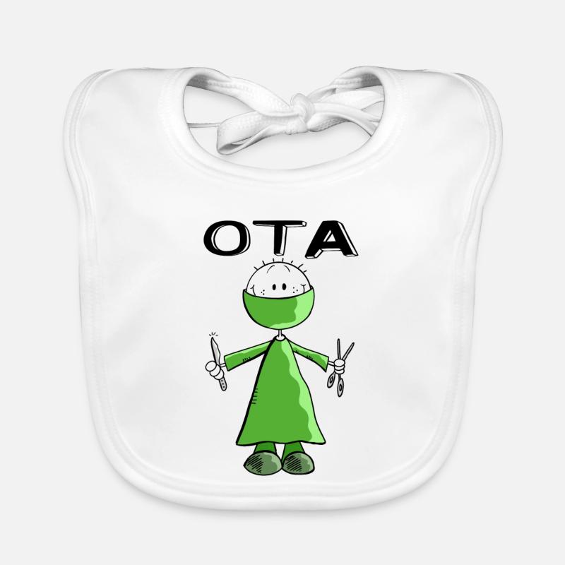 Operationstechnischer Assistent Strichmann - OTA Baby Bio-Lätzchen