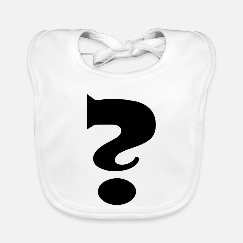 Question mark Organic Baby Bibs