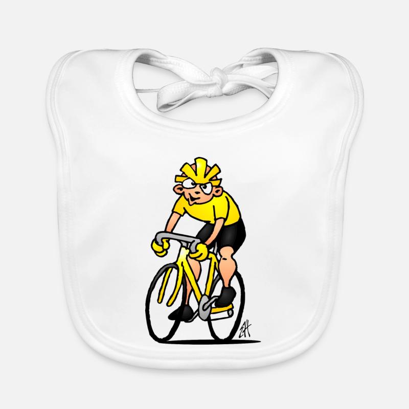 Cycliste - Cyclisme Bavoir bio Bébé