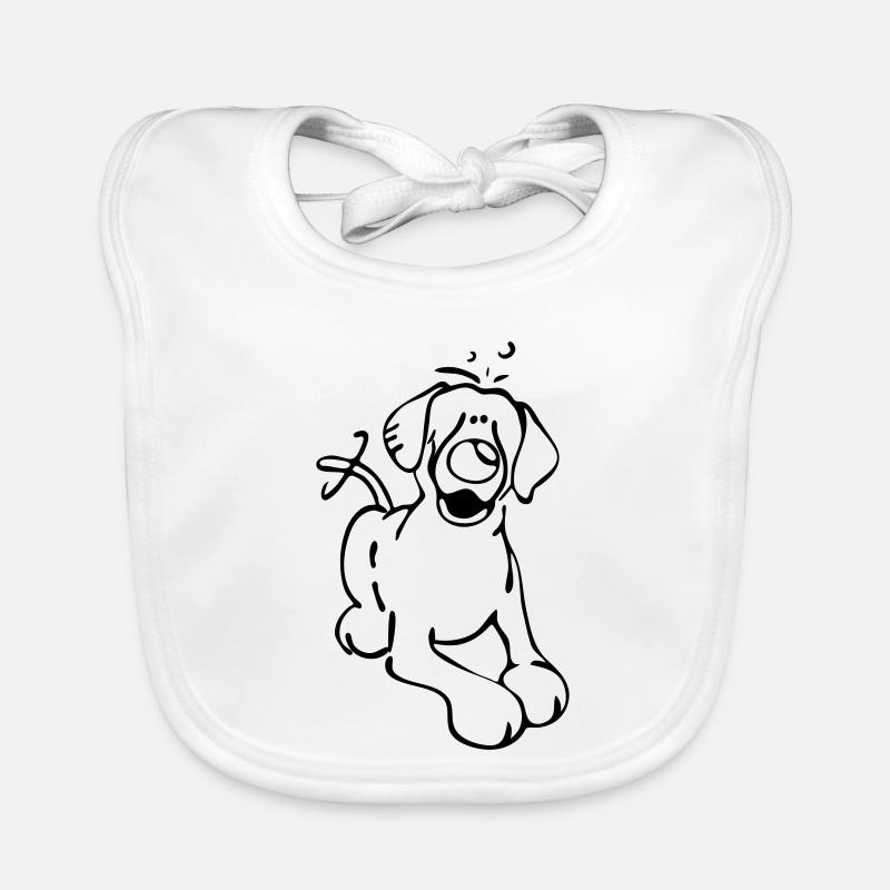 Labrador Retriever - Hund Baby Bio-Lätzchen