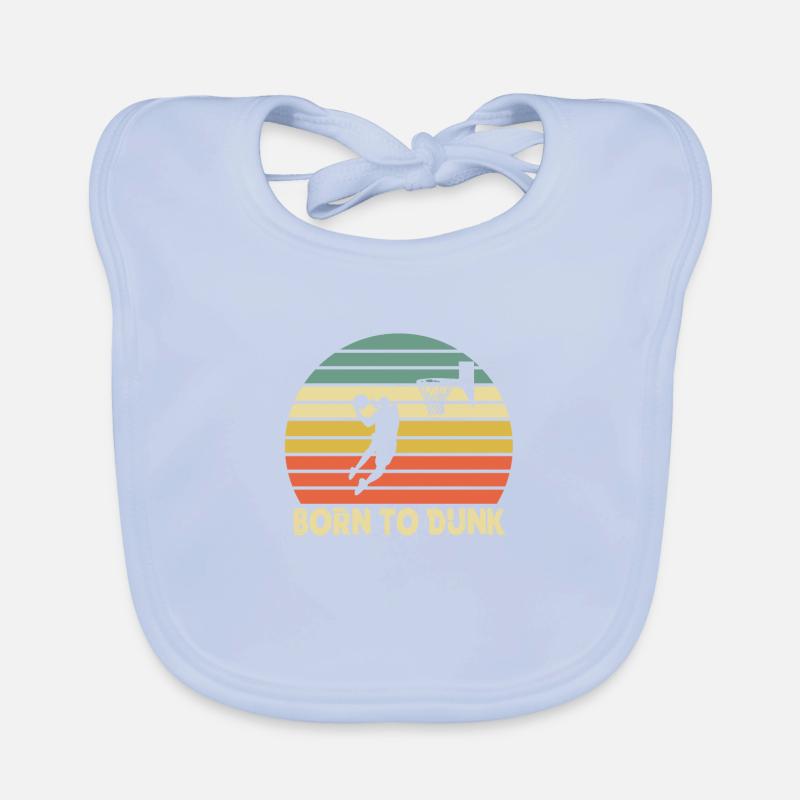 Né à dunk Bavoir bio Bébé
